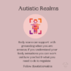 Image of body scan Text reads: Autistic Realms Го1 L!J Body scans can support with grounding when you are anxious. If you understand your body sensations you can work out how you feel & what you need to do to regulate Follow @autisticrealms