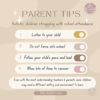 Parent Tips: Autistic children struggling with school attendance. Table of tips: Listen to your child 2. Do not force into school 3. Follow your child's pace and lead 4. Allow lots of time to recover Even with the most understanding teachers & parents some children may need a different setting and environment to learn