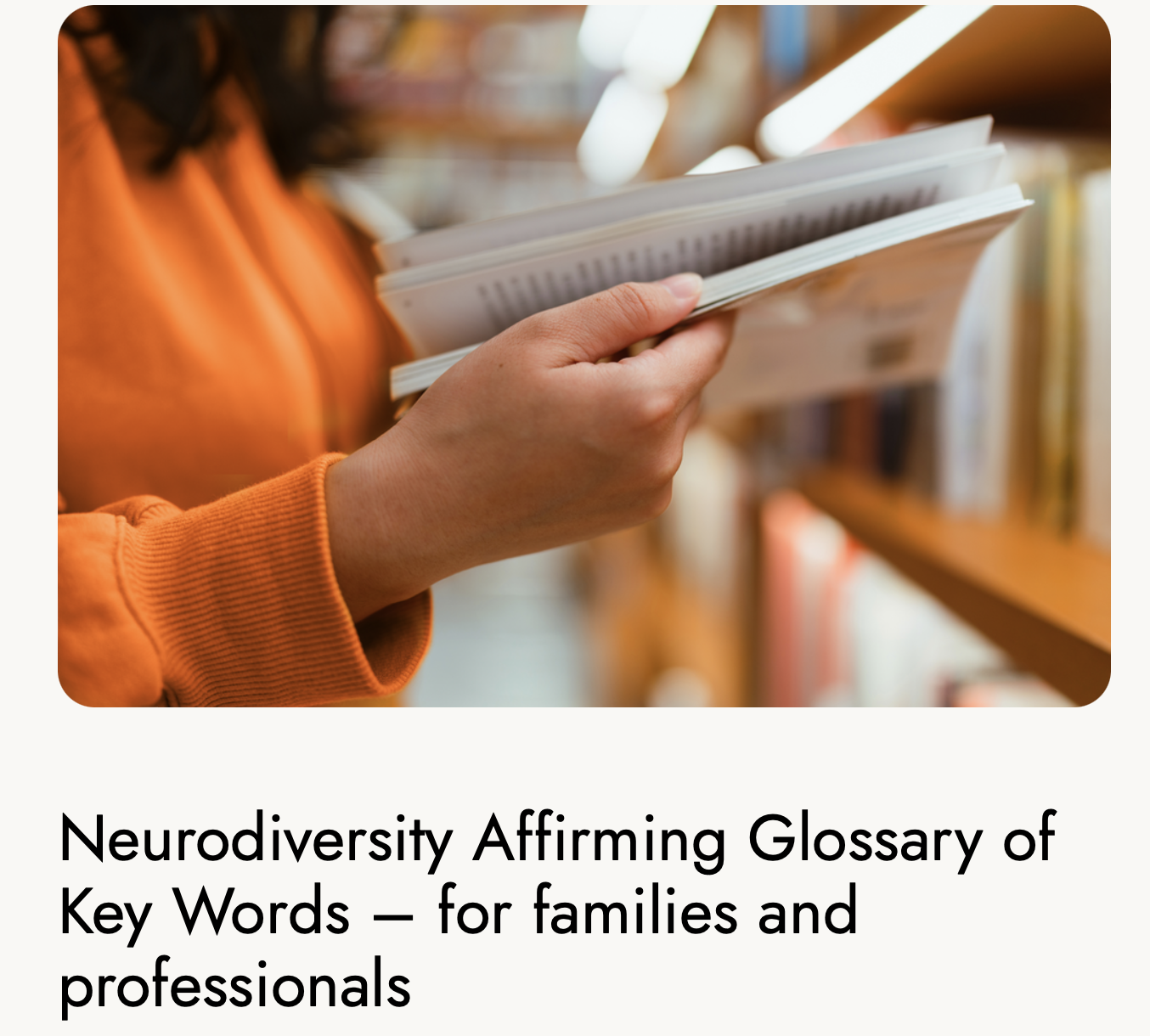 Neuro-affirming Language & Glossaries | Autistic Realms