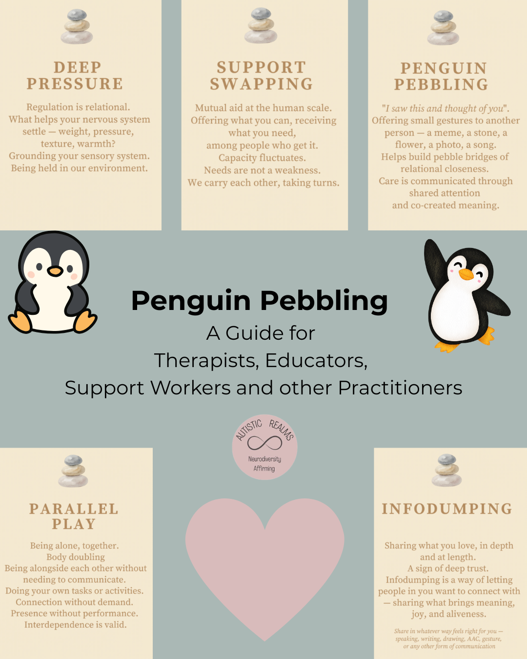 Penguin Pebbling: Theory, Practice and the Five Neurodivergent Love Locutions — A Guide for Practitioners