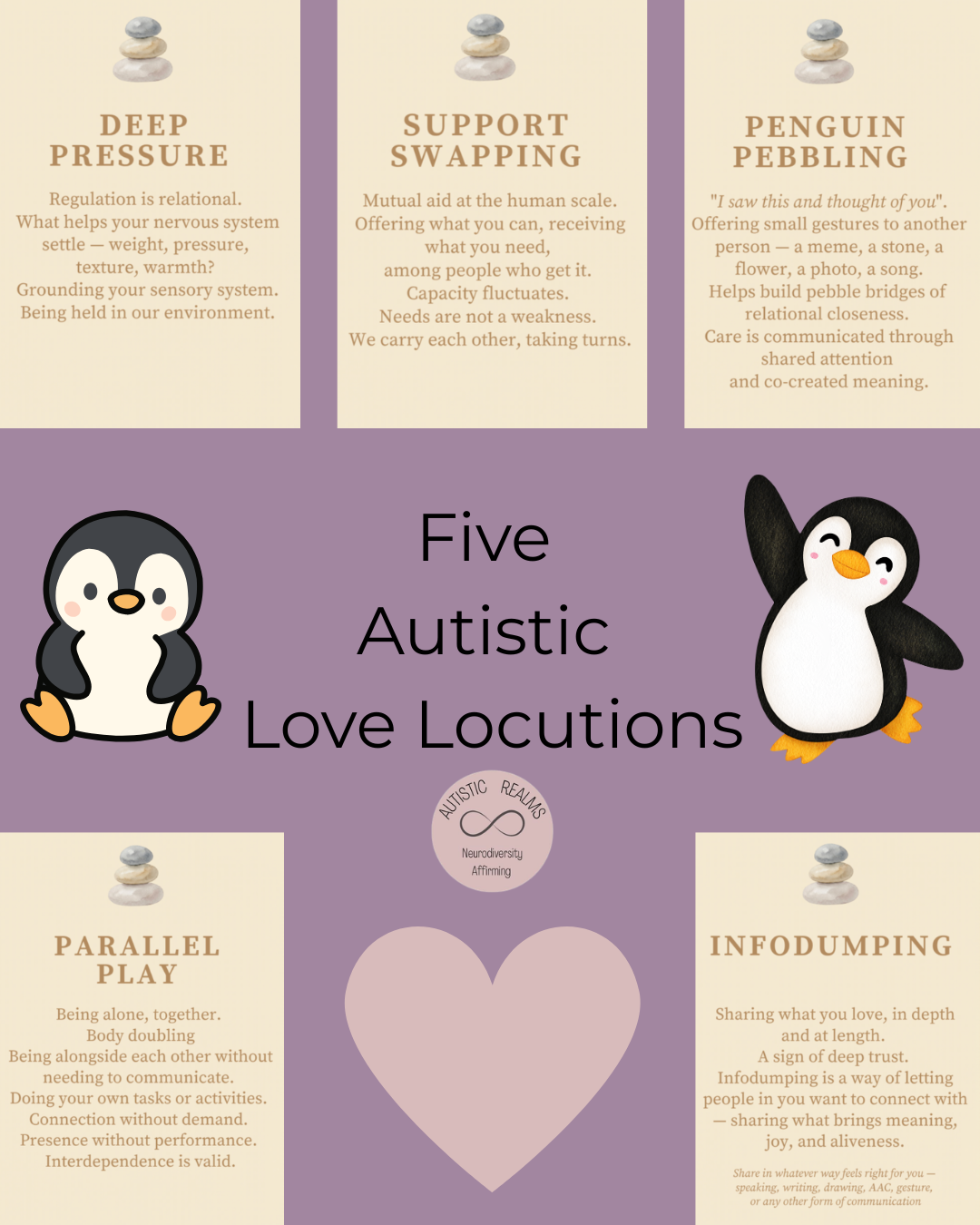Five Autistic Love Locutions