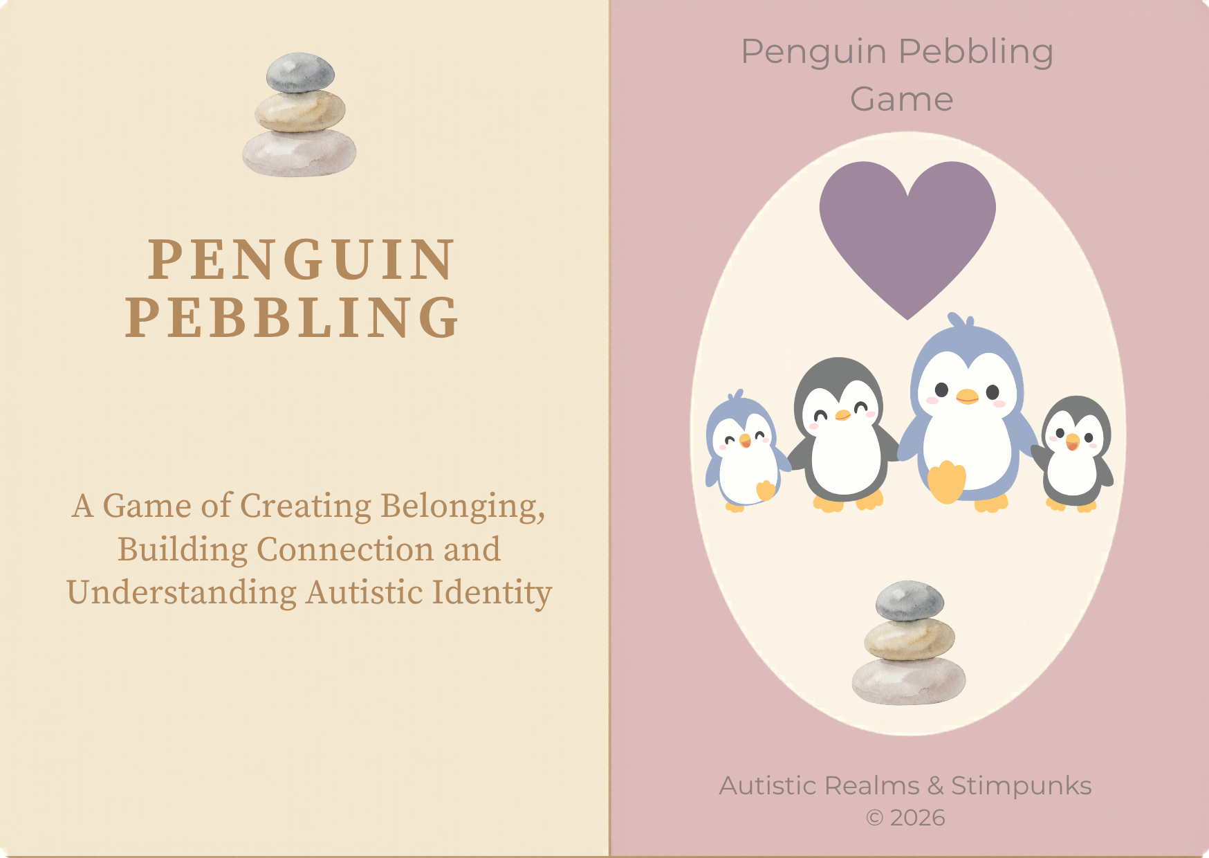 Penguin Pebbling: A Game of Creating Belonging, Building Connection and Understanding Autistic Identity