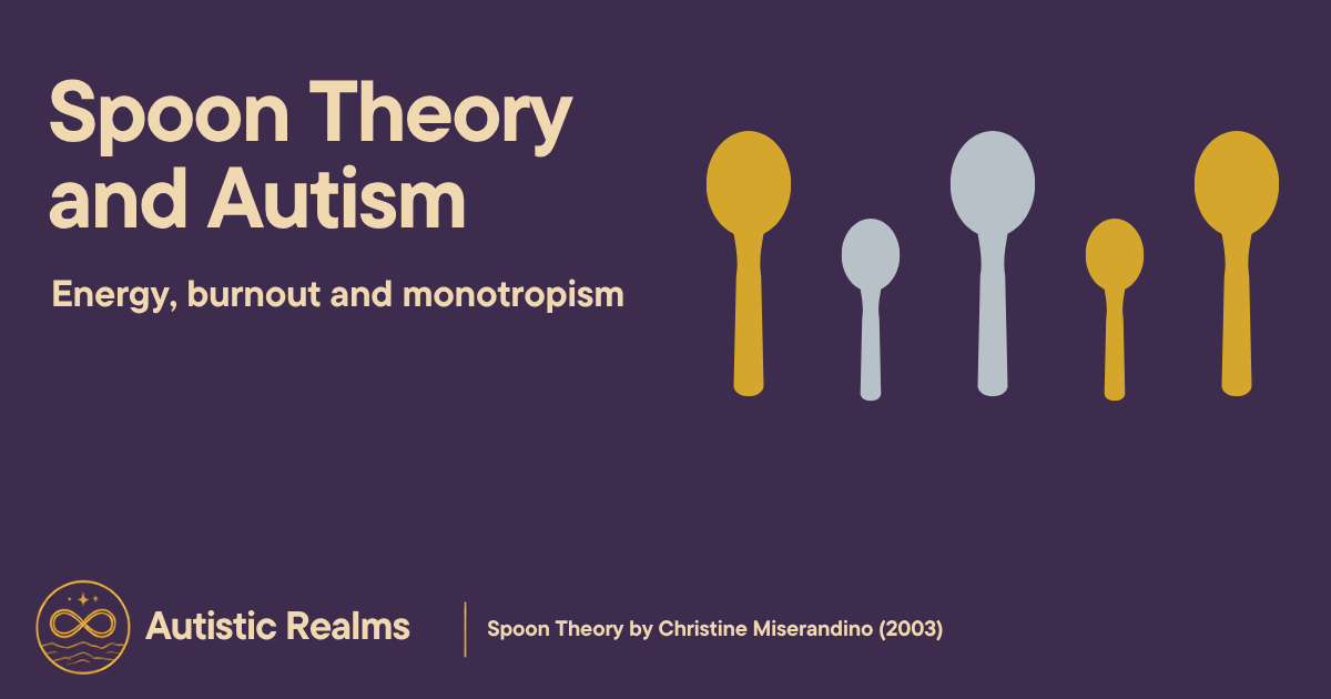 Spoon Theory and Autism: Energy, Burnout and Monotropism