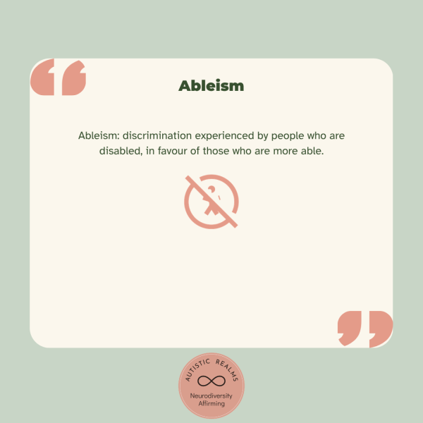 Sample card: Ableism